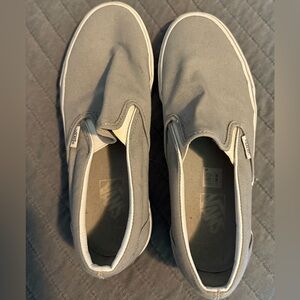 Vans Kids Gray Slip-On Sneakers